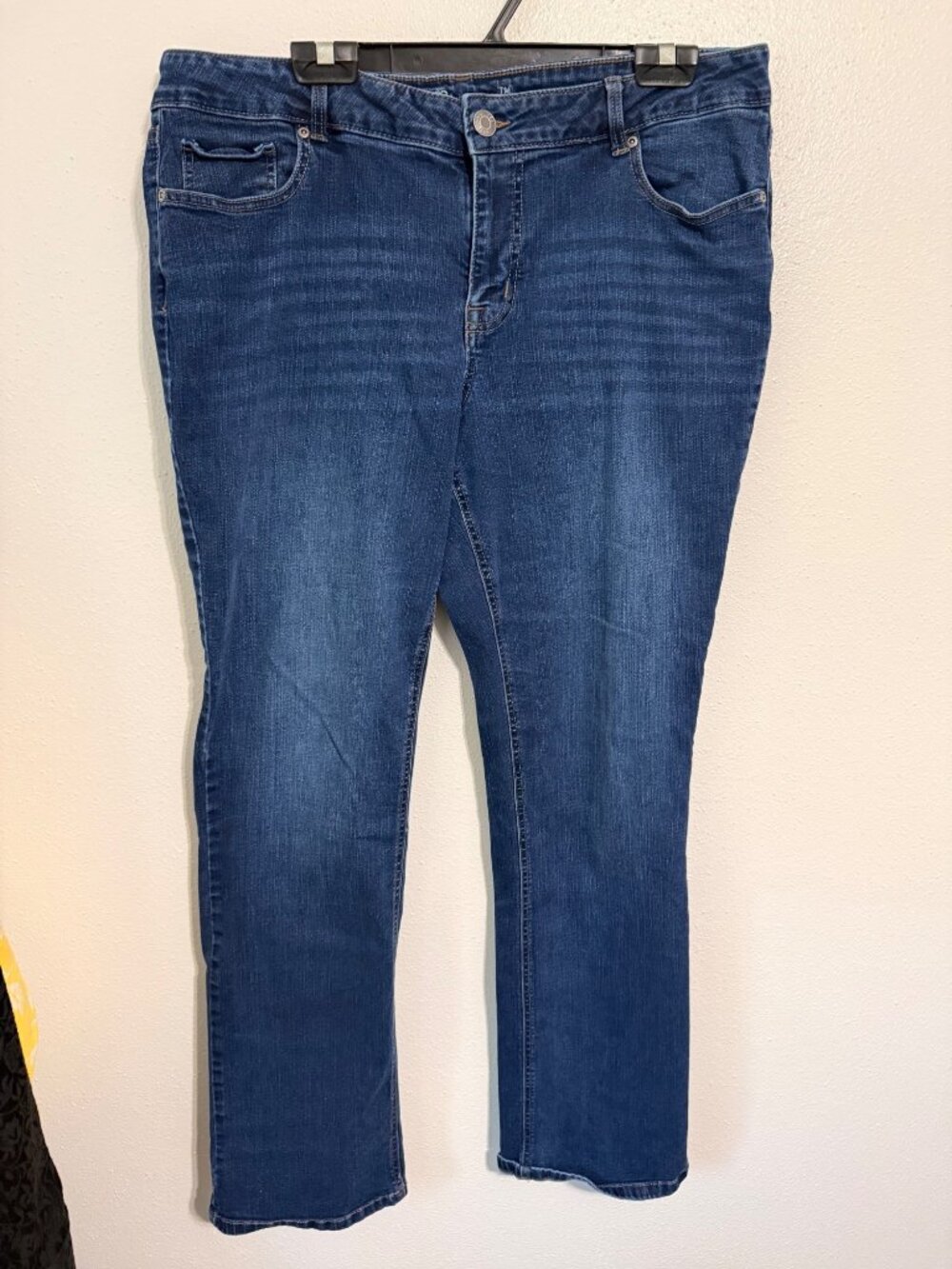 Maurices M Jeans Mid Rise Straight Blue Womans 18WXL
